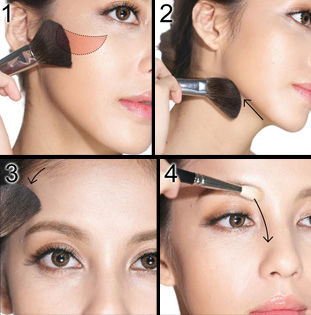 如何用化妝刷畫(huà)出立體妝容？